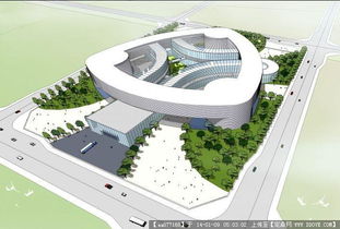 造型新穎的科技園精品建筑設計模型及其機電系統(tǒng)集成